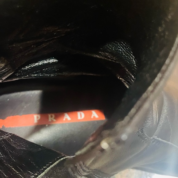 RARE AUTHENTIC VINTAGE PRADA MOTO BOOTS❤️ REAL AND FABULOUS!!!!!! - Picture 9 of 9